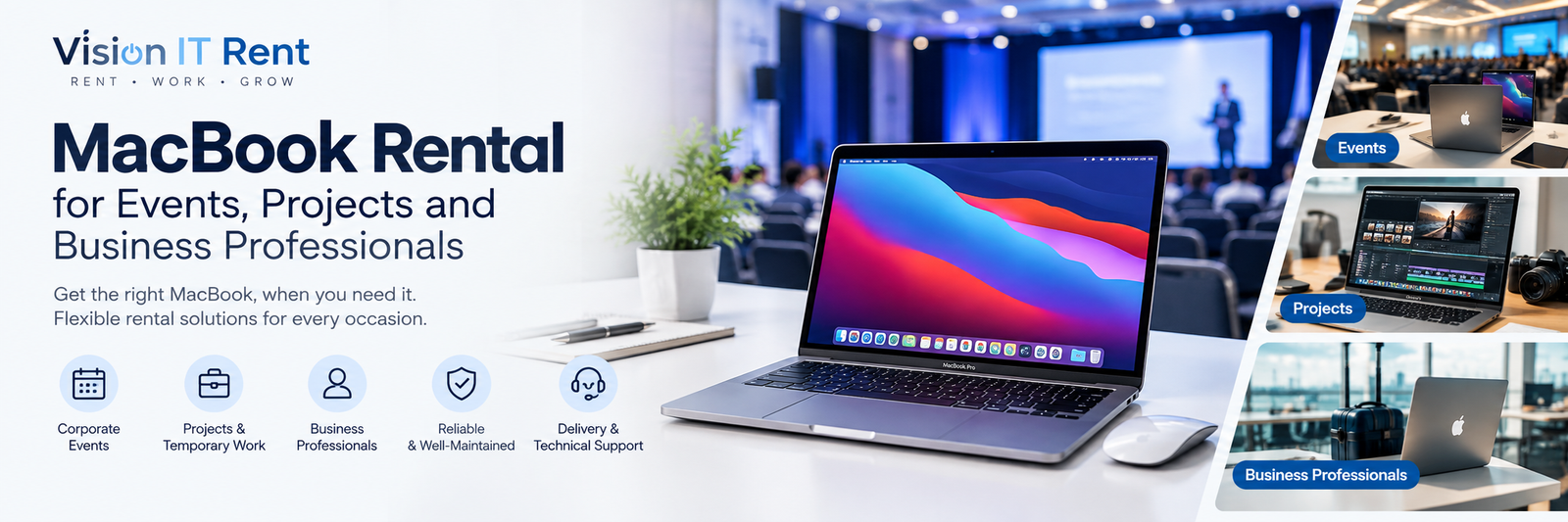 macbook rental for events